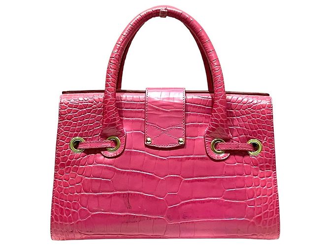 Sac à main en cuir Rosalie Jimmy Choo Rose - vue 2