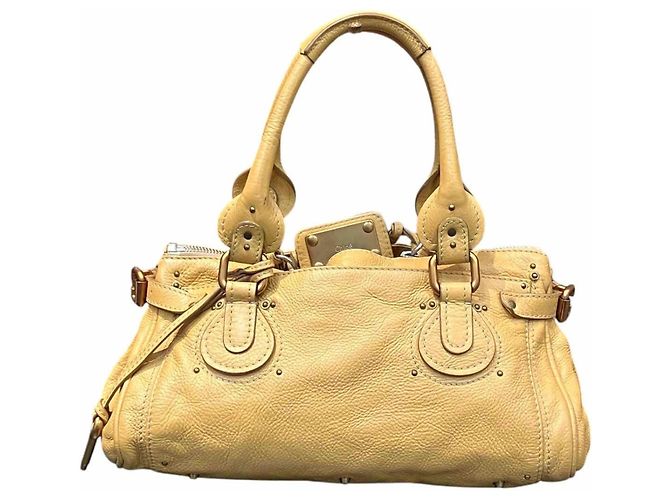 Borsa a mano in pelle Chloé Paddington Beige - vista 2