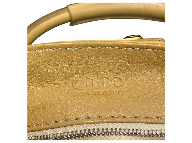 Borsa a mano in pelle Chloé Paddington Beige - vista 4