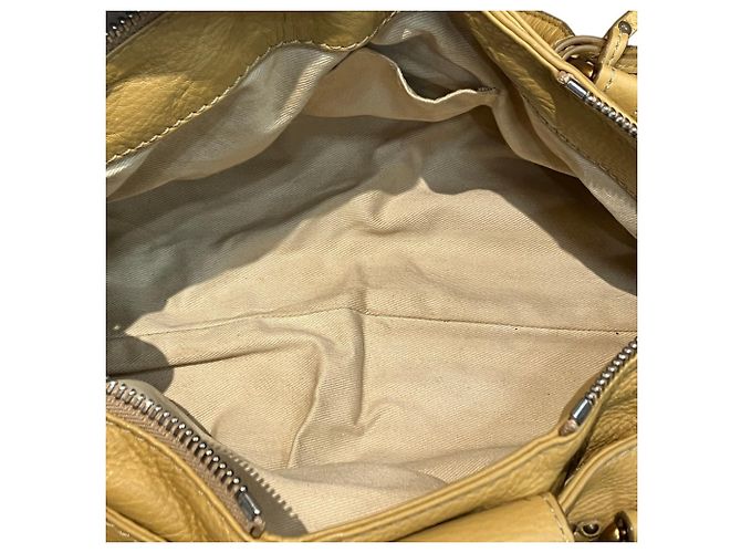 Borsa a mano in pelle Chloé Paddington Beige - vista 6