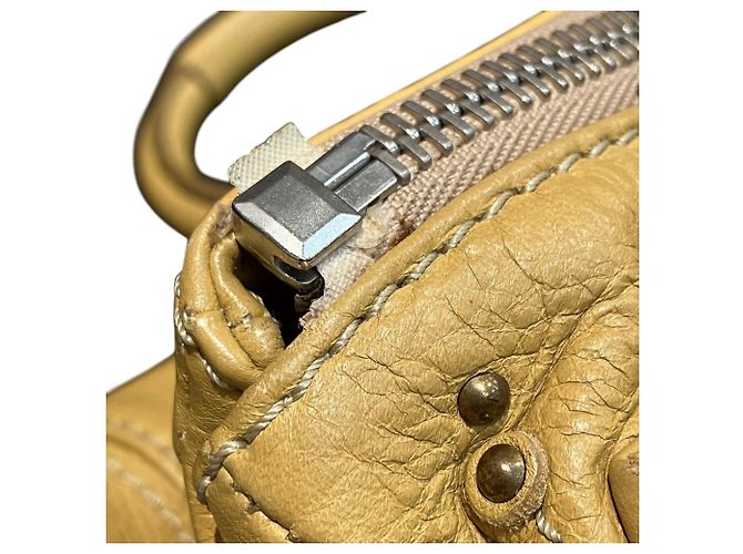 Borsa a mano in pelle Chloé Paddington Beige - vista 9