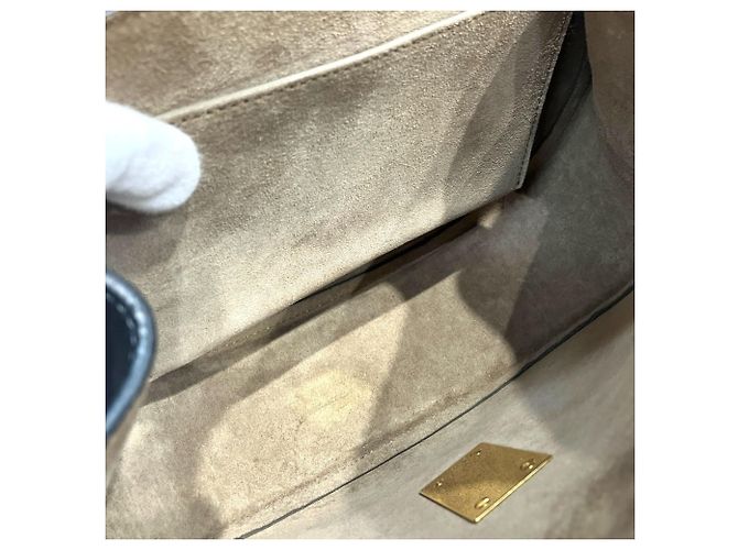 Chloé Drew Mini Bicolor Schultertasche mit Kette - Ansicht 5
