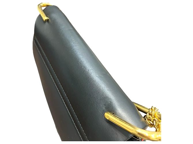 Chloé Drew Mini Bicolor Schultertasche mit Kette - Ansicht 8