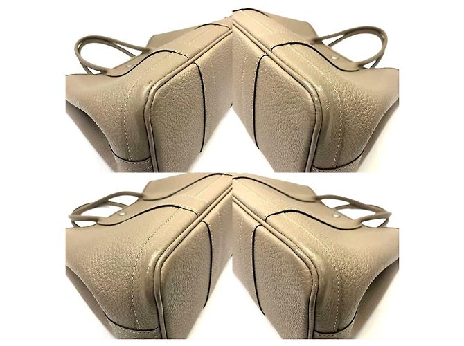 Hermès Borsa Hermes Garden TPM in pelle Country Beige - vista 3