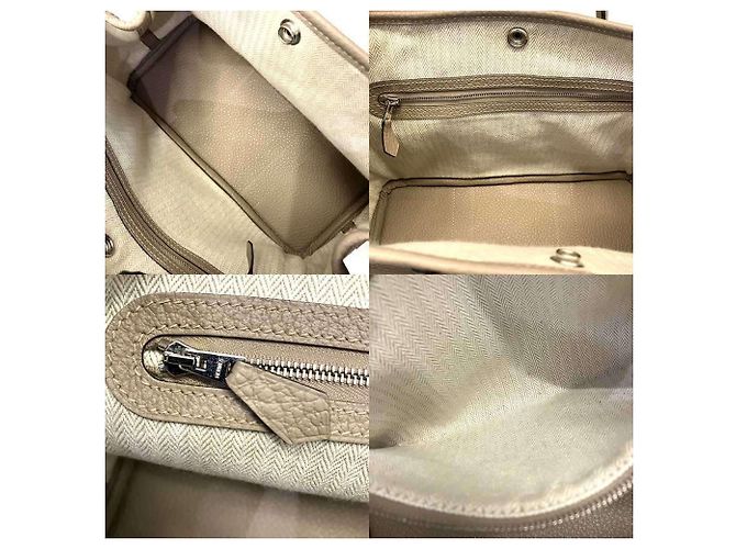 Hermès Borsa Hermes Garden TPM in pelle Country Beige - vista 6