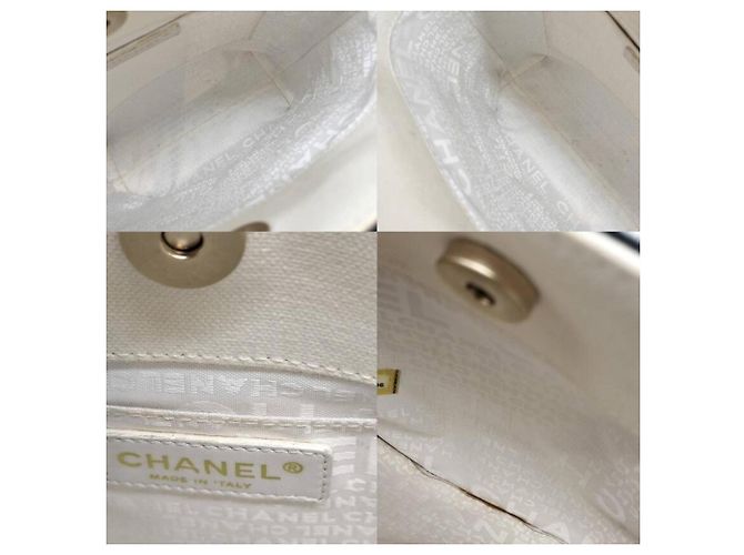 Borsa Tote Chanel Windows Line Nero Crudo - vista 4