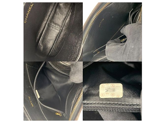 Timeless Borsa a tracolla con catena Chanel Matelassé in pelle d'agnello Marrone scuro - vista 8