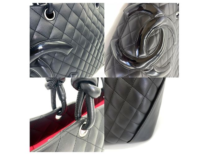 Sac Cabas Large Chanel Cambon Line Noir - vue 5