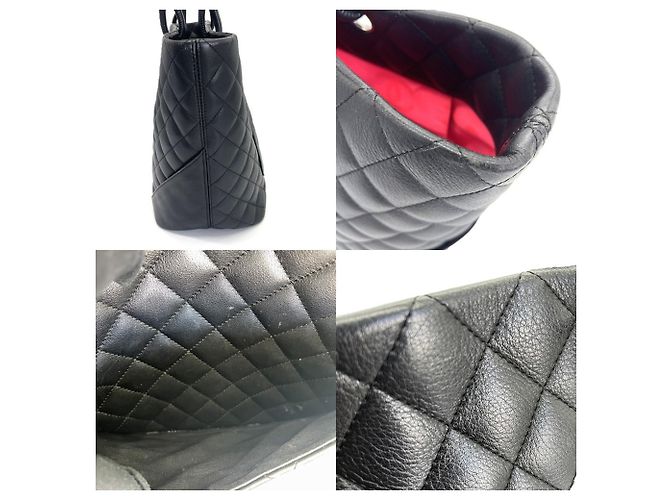 Sac Cabas Large Chanel Cambon Line Noir - vue 6