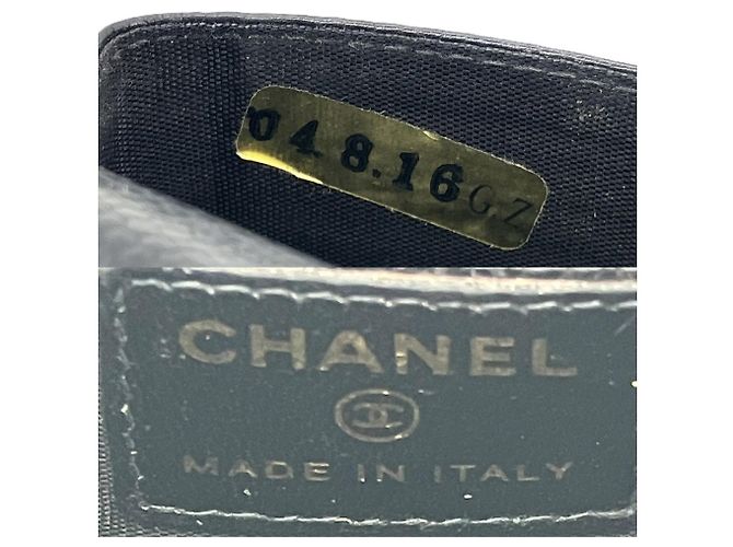 Chanel Black Grained Calfskin Cigarette Case - view 6