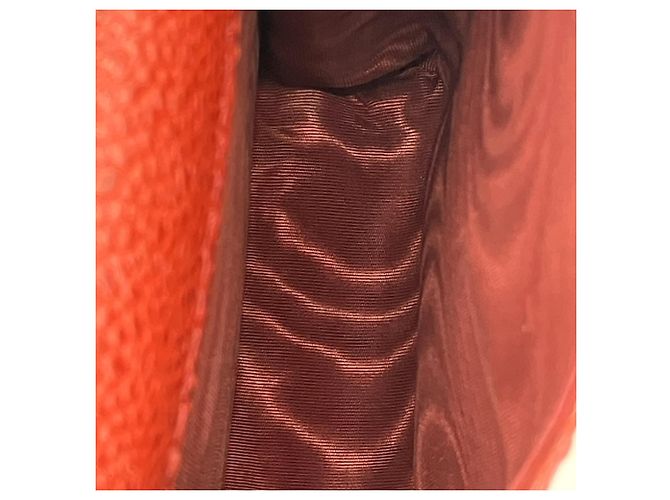 Chanel Red Grained Calfskin Cigarette Case - view 6