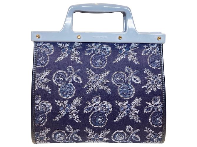 Borsa 2-Way Etro Love Trotter Blu navy - vista 2