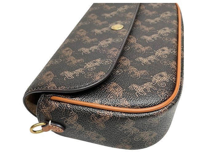 Bolso de cadena con solapa Coach Brooke Castaño - vista 8