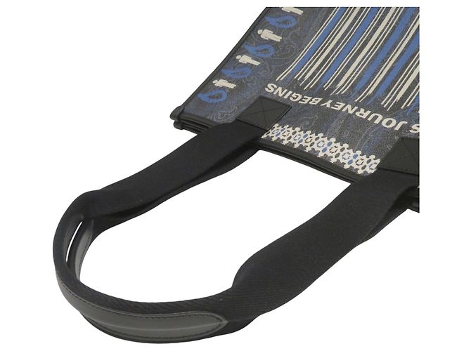 Borsa Tote Etro Paisley x Bandana Marrone Nero Blu - vista 9