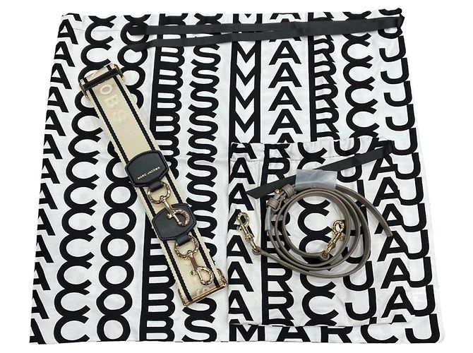 Saco Tote Marc Jacobs em couro Marrom Bege - vista 5