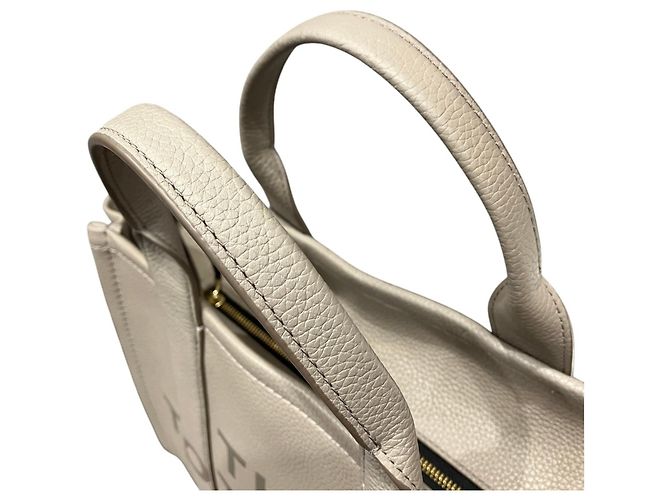 Saco Tote Marc Jacobs em couro Marrom Bege - vista 9