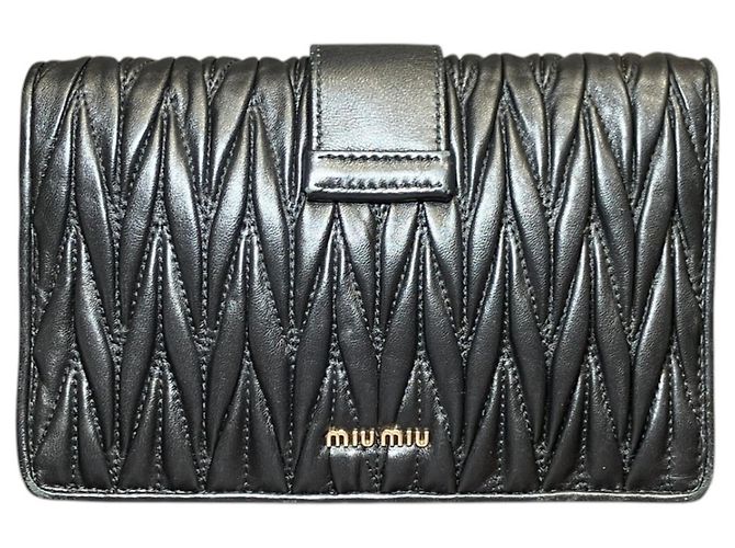 Borsa a tracolla Miu Miu in pelle marrone - vista 2