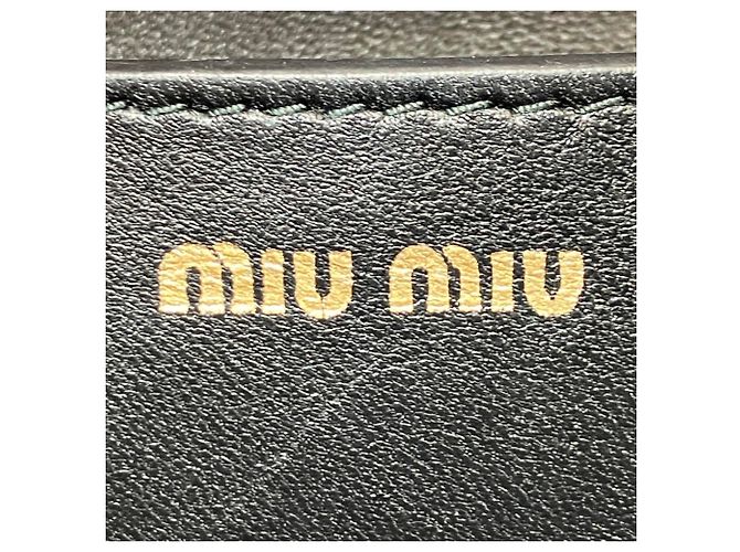 Borsa a tracolla Miu Miu in pelle marrone - vista 4