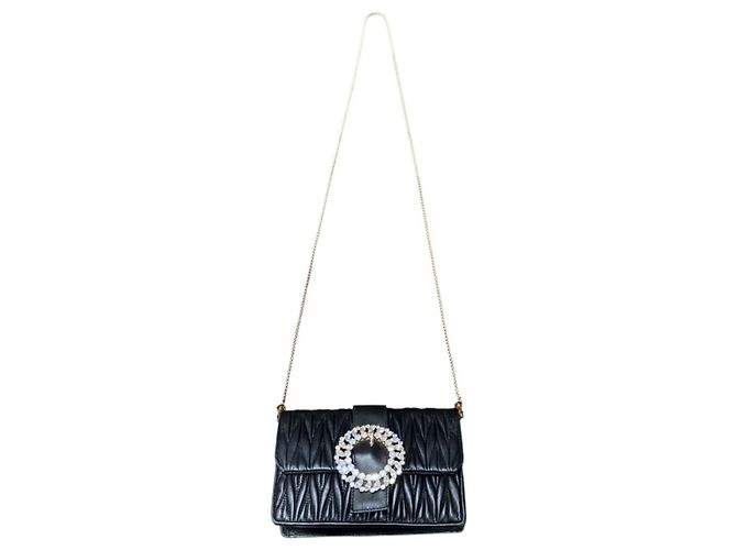 Borsa a tracolla Miu Miu in pelle marrone - vista 6