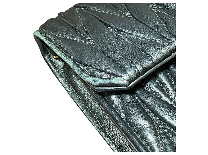 Borsa a tracolla Miu Miu in pelle marrone - vista 9