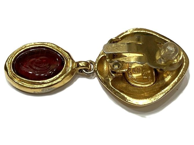 Orecchini a clip Chanel Mademoiselle D'oro - vista 3