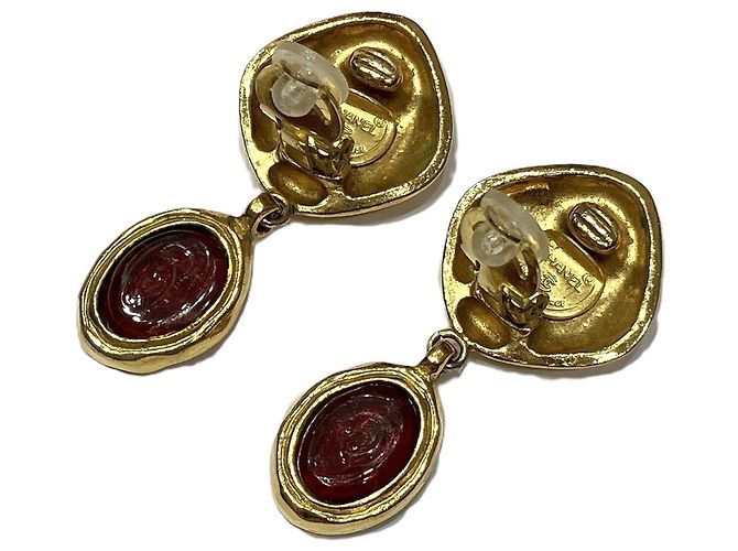 Orecchini a clip Chanel Mademoiselle D'oro - vista 9