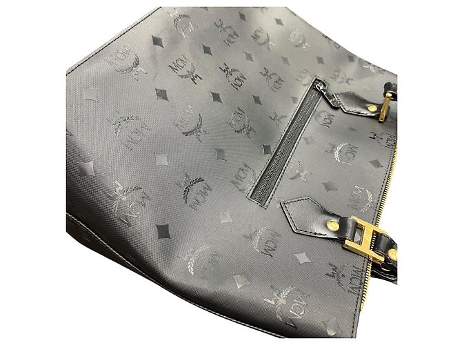 Bolso Tote MCM Visetos Monogram Negro - vista 8