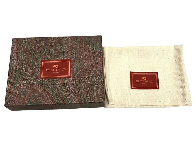 Cartera Bi-fold Etro en Gray Castaño - vista 5