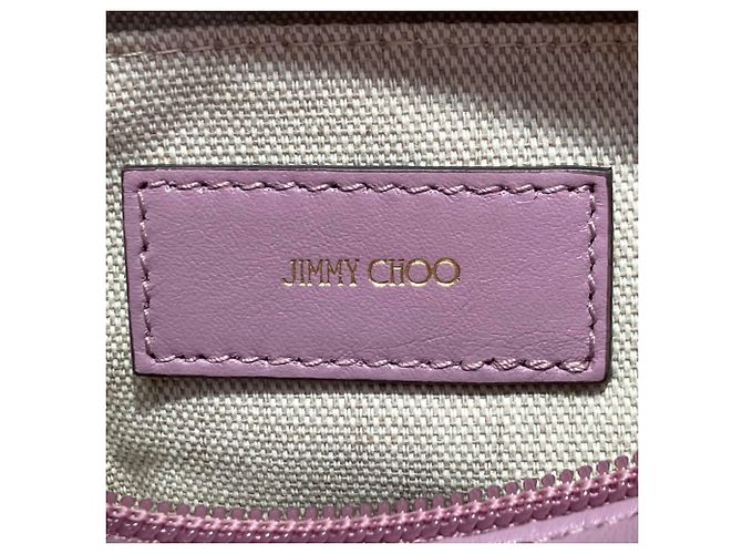 Borsa Mini Sarah Jimmy Choo Porpora - vista 4
