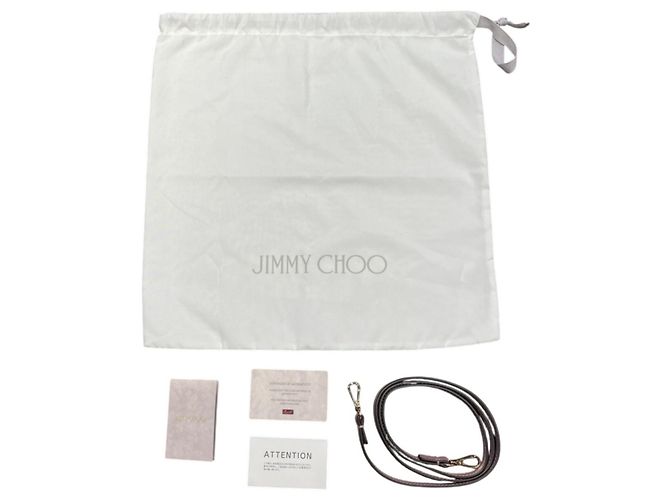 Borsa Mini Sarah Jimmy Choo Porpora - vista 5