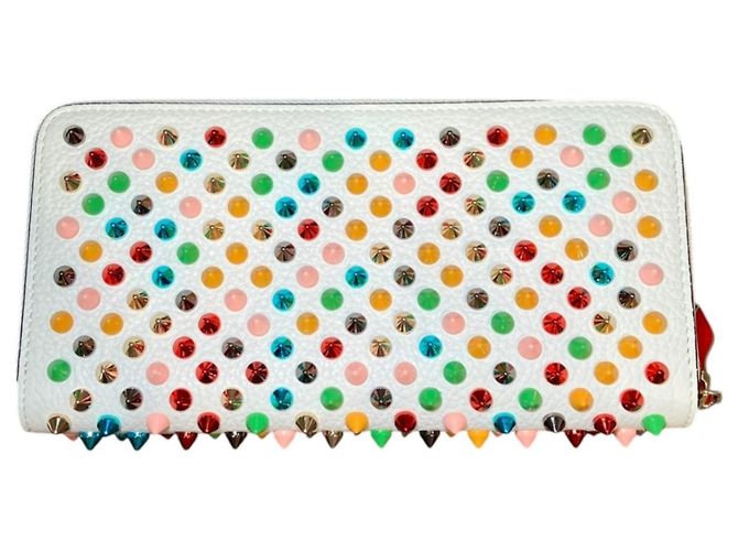 Christian Louboutin Spike Stud Langbeutel Weiß Mehrfarben - Ansicht 2