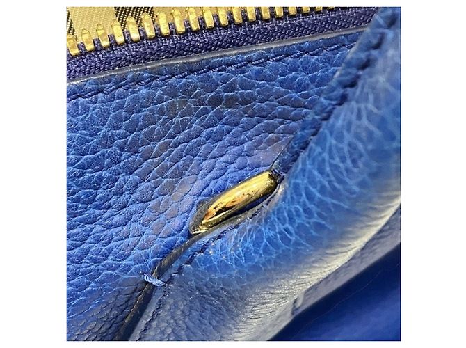 Bolso 2-Way de piel azul Burberry - vista 8