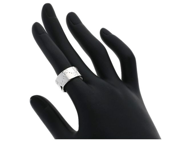 Anello Gucci Icon Wide #11 in oro bianco 18K - vista 6