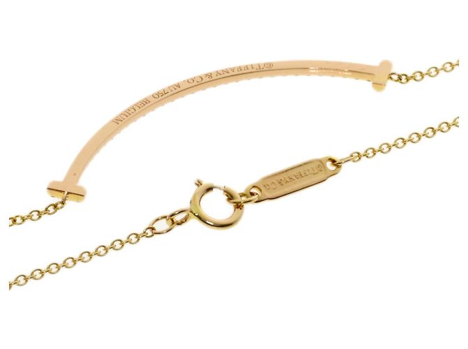 Autre Marque Collana Tiffany & Co. T Smile Small Diamond - vista 2