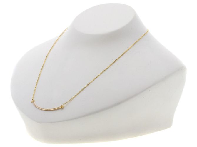 Autre Marque Collana Tiffany & Co. T Smile Small Diamond - vista 4