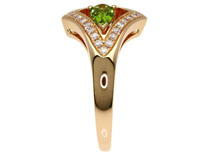Bulgari Anello Bvlgari Diva's Dream Tormalina e Diamanti - vista 3