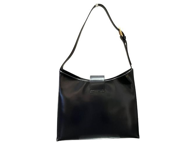 Borsa a tracolla Salvatore Ferragamo Gancini in pelle nera Nero - vista 2