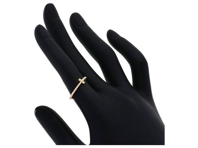 Autre Marque Anello Tiffany & Co. T Wire Full Circle Diamanti - vista 6