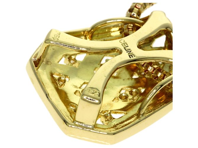 Diamond Céline Collana Celine in diamanti e oro giallo 18K - vista 6