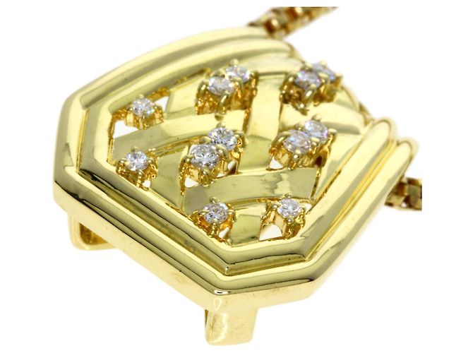 Diamond Céline Collana Celine in diamanti e oro giallo 18K - vista 7