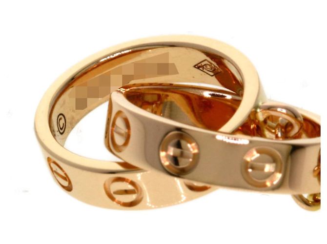 Collana Cartier Mini Love in oro rosa 18K - vista 5
