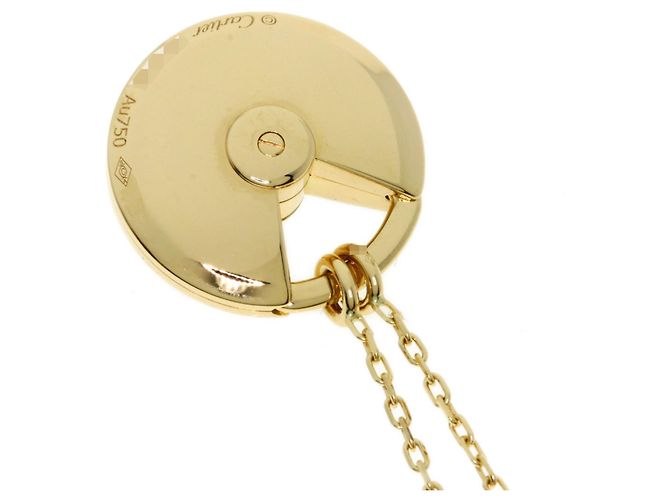Collana Cartier Amulette de SM in Oro Giallo 18K, Madreperla e Diamanti - vista 2