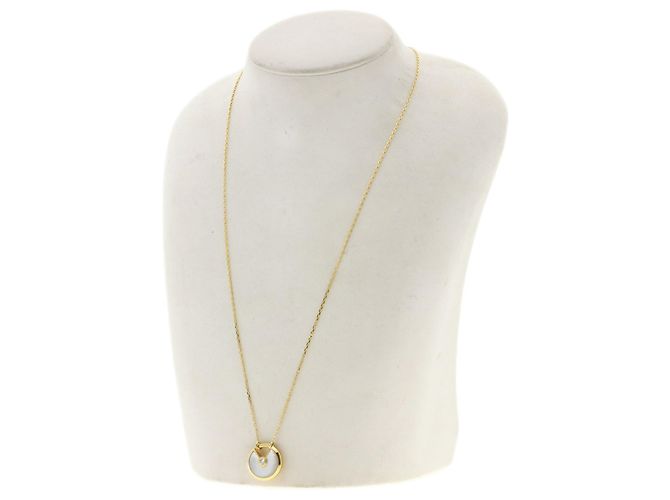 Collana Cartier Amulette de SM in Oro Giallo 18K, Madreperla e Diamanti - vista 5