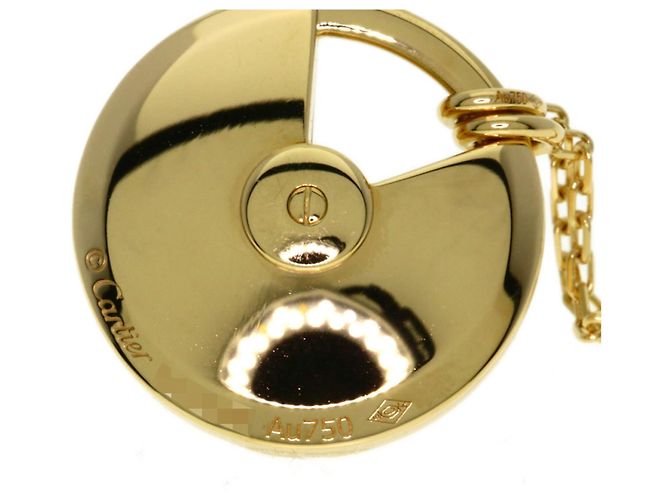 Collana Cartier Amulette de SM in Oro Giallo 18K, Madreperla e Diamanti - vista 7