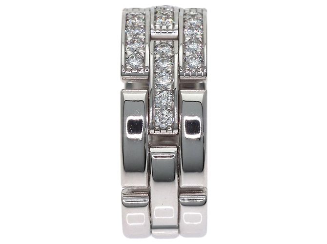 Anello Cartier Maillon Panthère mezzo diamante - vista 3