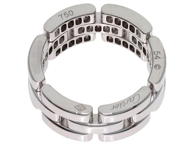 Anello Cartier Maillon Panthère mezzo diamante - vista 4