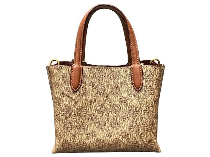 Coach Willow Tote 18 CW550 3-Way Bag Braun - Ansicht 2