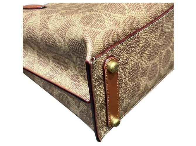 Coach Willow Tote 18 CW550 3-Way Bag Braun - Ansicht 8