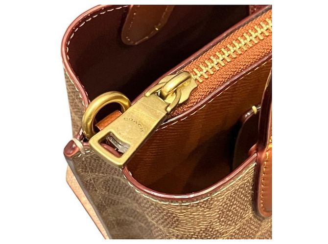 Coach Willow Tote 18 CW550 3-Way Bag Braun - Ansicht 9