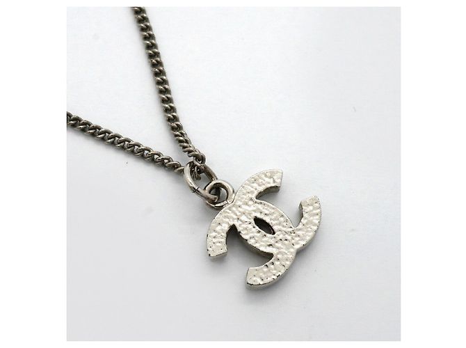 Chanel Silberkette mit Strass - Ansicht 2